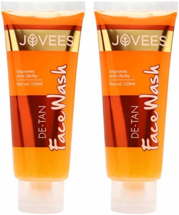 Jovees De Tan Face Wash 120ml x 2 (Pack of 2)