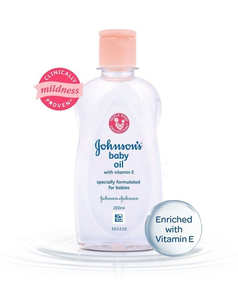Johnson's Baby oil with vitamin E 200ml