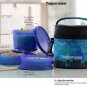 Tupperware City Life Plastic Lunch Set with Bag, 3-Pieces, Blue