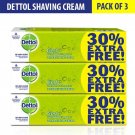 Dettol Fresh Shaving Cream - 78gm x 3 (Pack of 3)