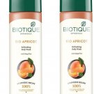 Biotique Bio Apricot Refreshing Body Wash, 190ml x 2 (Pack of 2)
