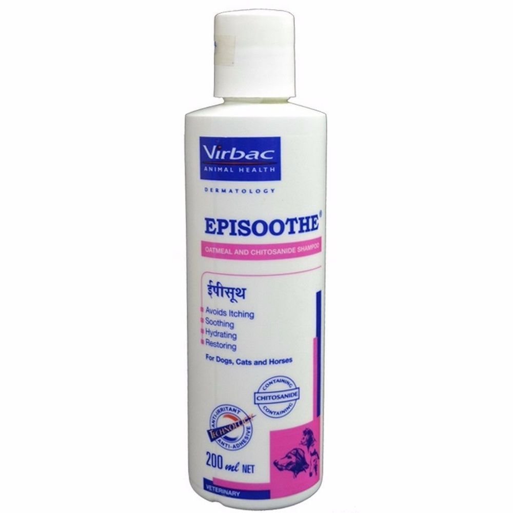 Virbac Episoothe Shampoo For Dog Cat & Horse 200ml
