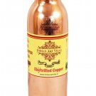 Handmade Leak Proof Copper Thermos Design Travel Bottle, 550ML