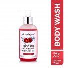 Greenberry Organics Rose and Jojoba Oil Body Wash Gel, 200ml