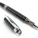 Gold Leaf Neo Baoer Starwalker Cross Line Fountain Pen Silver Trim Checked