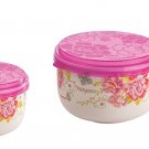 Nayasa Allora Plastic Container Set, 4-Pieces, Pink