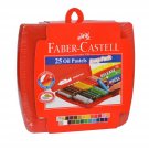 Faber-Castell 124025 Oil Pastels, Pack of 25 (Multicolor)