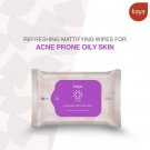 Kaya Skin Clinic Refreshing Mattifying Wipes - Acne Free (30 Pieces)