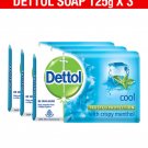 Dettol Cool Soap With Crispy Menthol, 125gm x 3 (Pack of 3) ANTI CORONAVIRUS COVID-19
