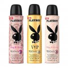 Playboy 24H Parfum Deodorants For Women - 150ml X 3 (Pack of 3)