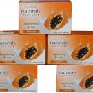 Avon Naturals lightening Papaya Bar Soap 100gm x 5 (Pack of 5)