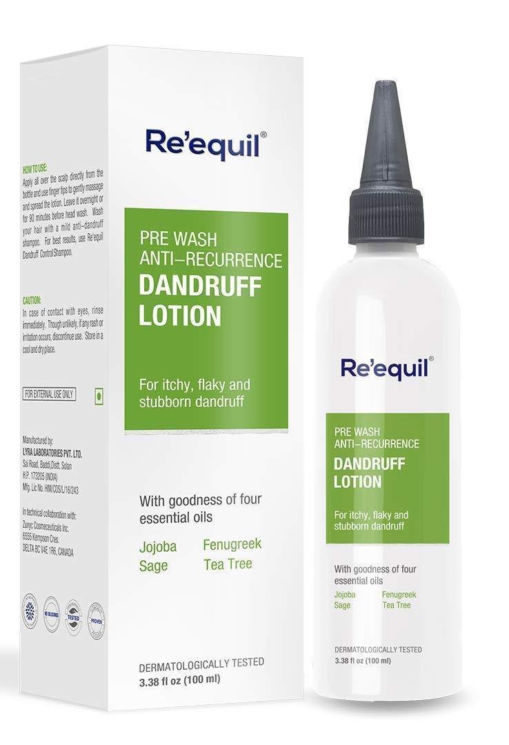 RE' EQUIL Pre Wash Anti-Recurrence Dandruff Lotion -100ml