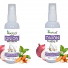 KAZIMA ONION Herbal Hair Oil For Hair Fall Control & Dandruff - 50ml x 2