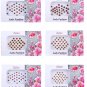 Lady Fashion Round Size Bindi Golden and Multi Color Combo of 6 Packets