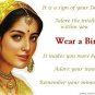 Lady Fashion Round Size Bindi Golden and Multi Color Combo of 6 Packets