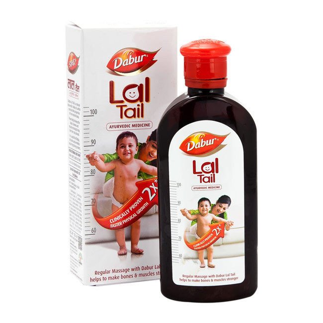 Dabur Lal Tail, 200ml, Ayurvedic Baby Massage Oil