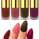 MI Fashion Matte Nail Polish - Pack of 4 (9.9Ml Each)
