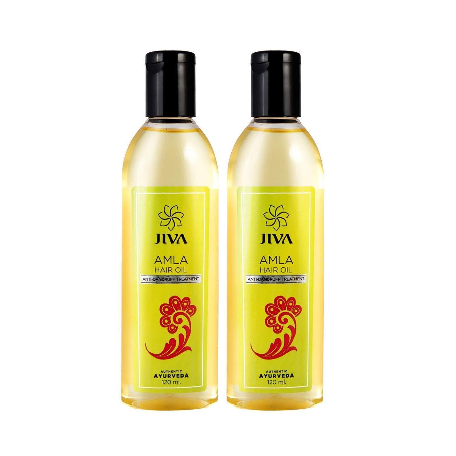 Jiva ayurveda Amla Hair oil 120ml x 2 (Pack of 2)