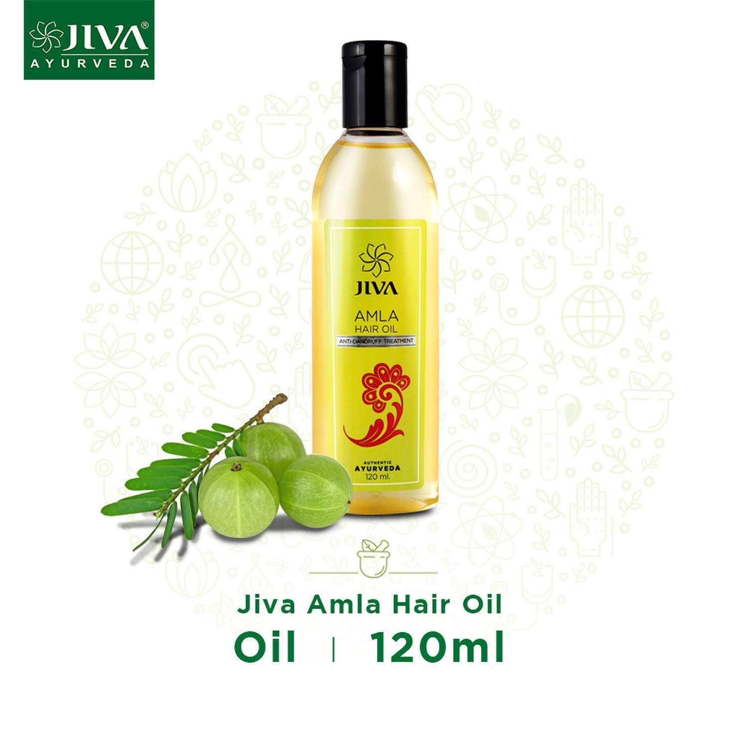 Jiva ayurveda Amla Hair oil 120ml x 2 (Pack of 2)