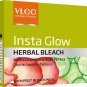 VLCC Insta Glow Herbal Bleach, 54gm x 2 (Pack of 2)