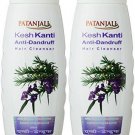 Patanjali Kesh Kanti Anti-Dandruff Hair Cleanser 200ml x 2 (Pack of 2)