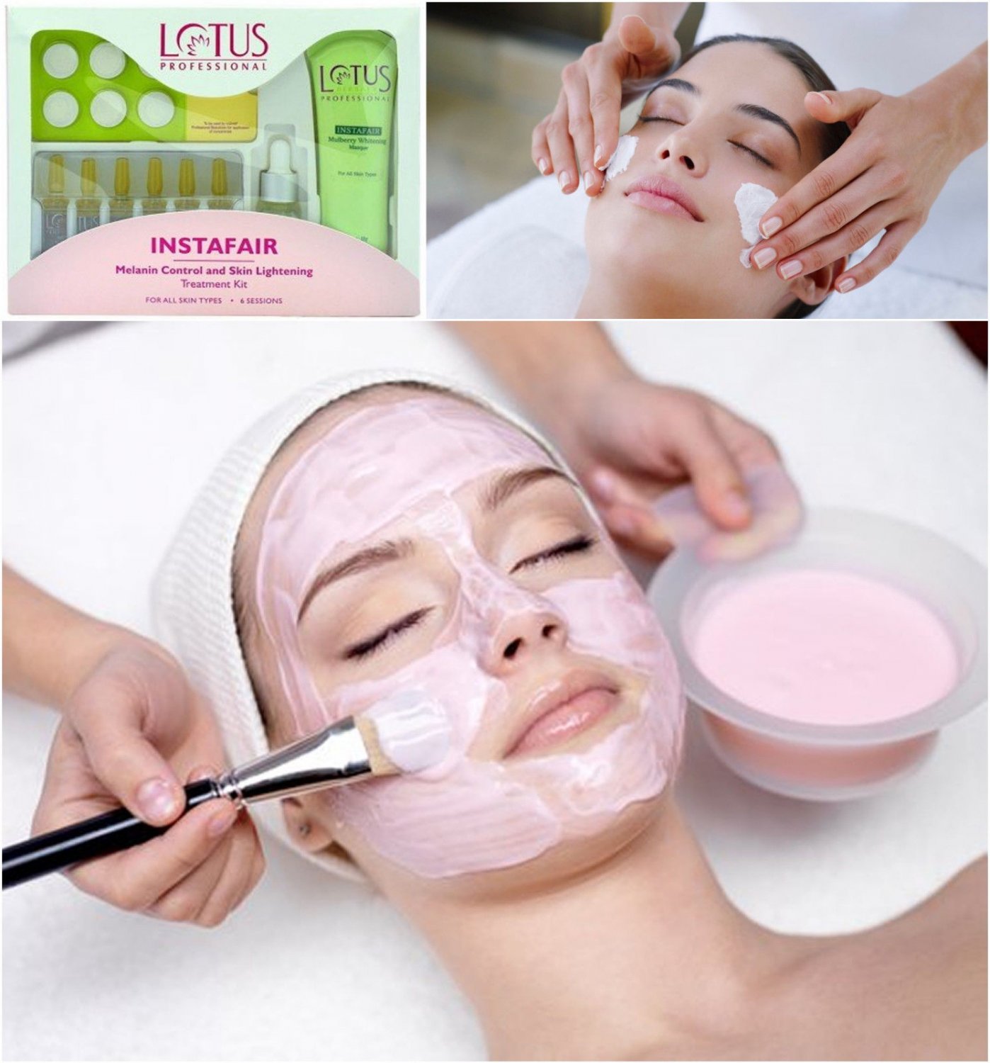 Lotus Professional Instafair Melanin Control & Skin Lightening Kit 6