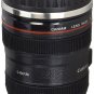 Super Classic Camera Lens Shaped Coffee Mug with Lid - 350ml Black
