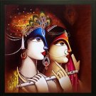 SAF Radha Krishna Exclusive Framed Wall Art Paintings (30 cm x 3 cm x 30 cm)