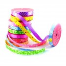 Multipurpose Printed Curly Ribbon for Decoration, (Set of 10)