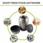 HomePuff® Double Wall Vacuum Insulated- Stainless Steel Food Jar (480 ML)