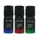 AXE Recharge Deodorant Bodyspray For Men, Midnight + 24x7 + Gameface 150ml x 3