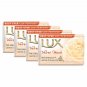 Lux Velvet Touch Jasmine & Almond Oil Soap Bar, 125gm x 4 (Pack of 4 Soap)