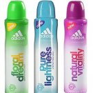 Adidas Women Deodorant Set Of 3 - (150ml x 3)