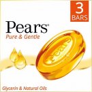 Pears Pure and Gentle Soap Bar, 125gm x 3 (Pack of 3)
