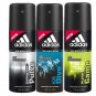 Adidas Dynamic Pulse + Ice Dive + Pure Game Body Spray For Men - 150ml x 3