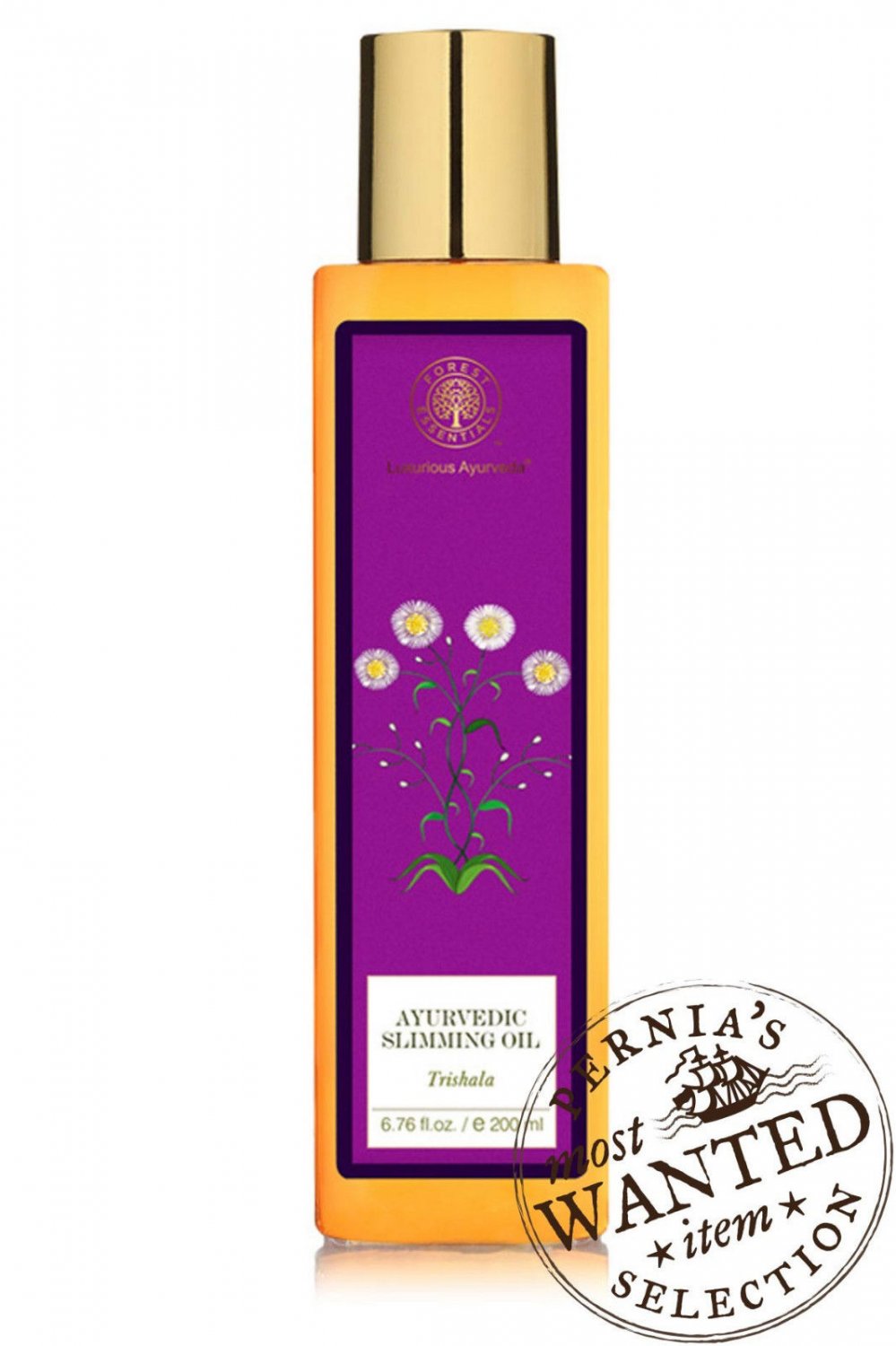 Forest Essentials Ayurvedic Body Massage Trishala Slimming Oil, 200ml