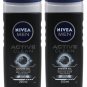 Nivea Men Active Clean Shower Gel With Active charcoal 250ml x 2 (Pack of 2)