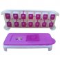Set of 2 Tupperware Plastic Ice Tray, Multicolor