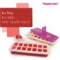 Set of 2 Tupperware Plastic Ice Tray, Multicolor