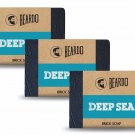 BEARDO DEEP SEA Brick Soap – 125gm x 3 (Set Of 3)