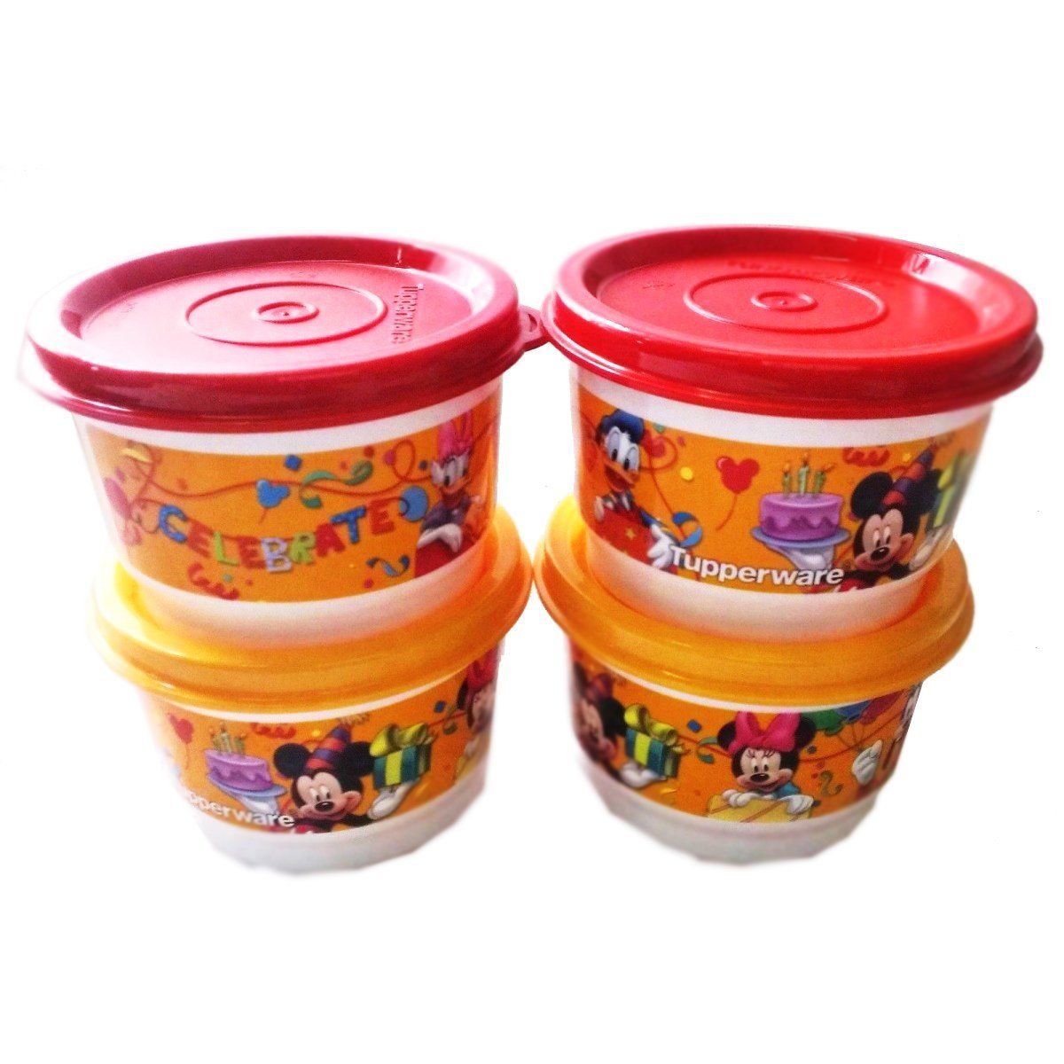 Tupperware Disney Snack Cups, 125ml Each, Set of 4