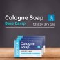 Ustraa Base Camp Cologne Soap with Cedar Wood and Mint, 125gm x 3 (Pack of 3)