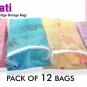 Ganapati Fridge Storage Vegetable & Fruit Net Bag ( Pack Of 12 Net Bags)