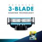 Gillette Mach 3 Manual Shaving Razor Blades (Pack of 12 Cartridge)