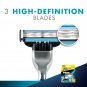 Gillette Mach 3 Manual Shaving Razor Blades (Pack of 12 Cartridge)