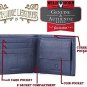 Wildhorn Blue Leather Men Wallet