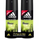 Adidas Pure Game Deodorant Body Spray For Men 150ml x 2 (Pack of 2)