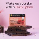 Soulflower Handmade Natural Pink Strawberry Skin Soap, 150gm
