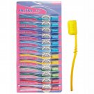 Dr. Flex Flexi Toothbrush With Hygiene Cap With Each Toothbrush (Pack Of 12)