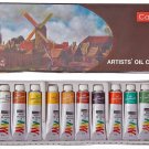 Camlin Artist's Oil Color Box - 9ml tubes Each, 12 Shades